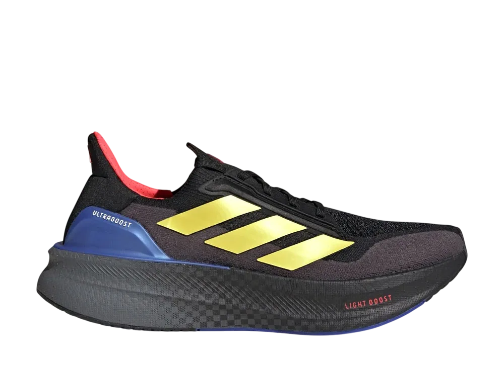 アディダス ウルトラブースト ライト2 V2 ロー クラック ランニング "コアブラック/ピュアサルファー/ルシッドレッド"
