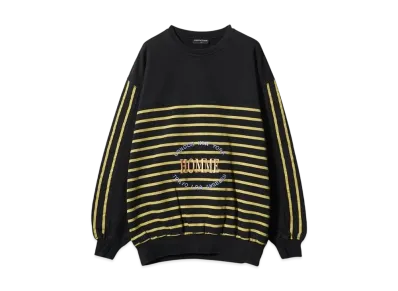 BALENCIAGA HOMME Embroidery Oversized Sweat "BLACK"