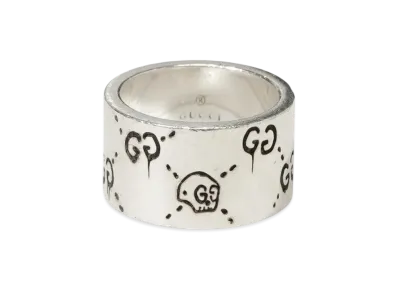 GUCCI ghost ring 14 "SILVER"