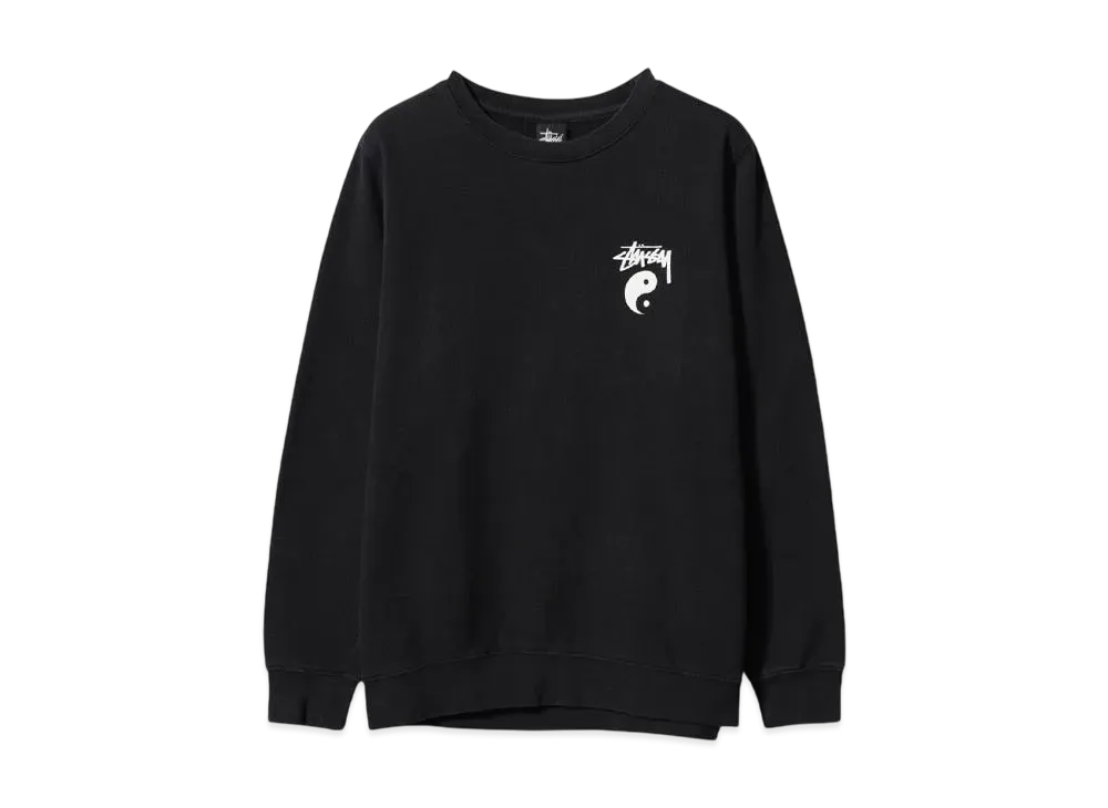 STUSSY Yingyang Sweat "BLACK"