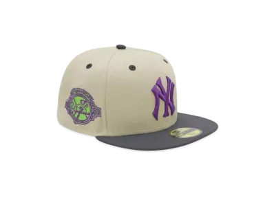 NEW ERA x THE CAP 59Fifty 'Purple Haze Pack 02' New York Yankees "Stone/Charcoal Gray"
