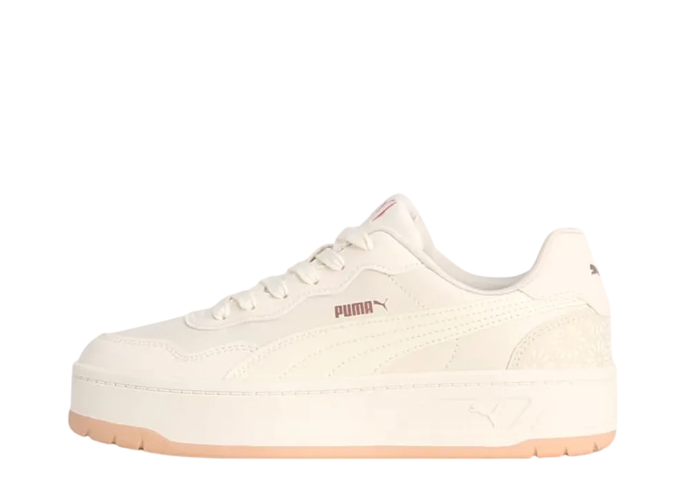 プーマ ウィメンズ コートラリー スカイ LC "ウォームホワイト/ローズゴールド"