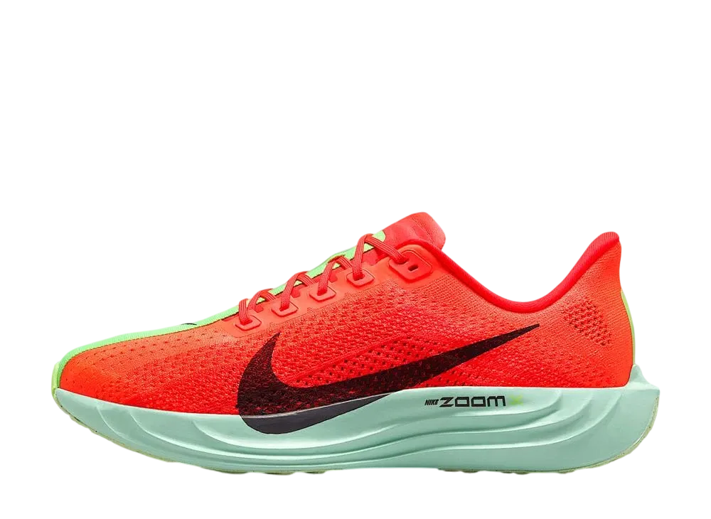 Nike Pegasus Plus "Bright Crimson/Lime Blast/Mint Foam/Cave Purple"