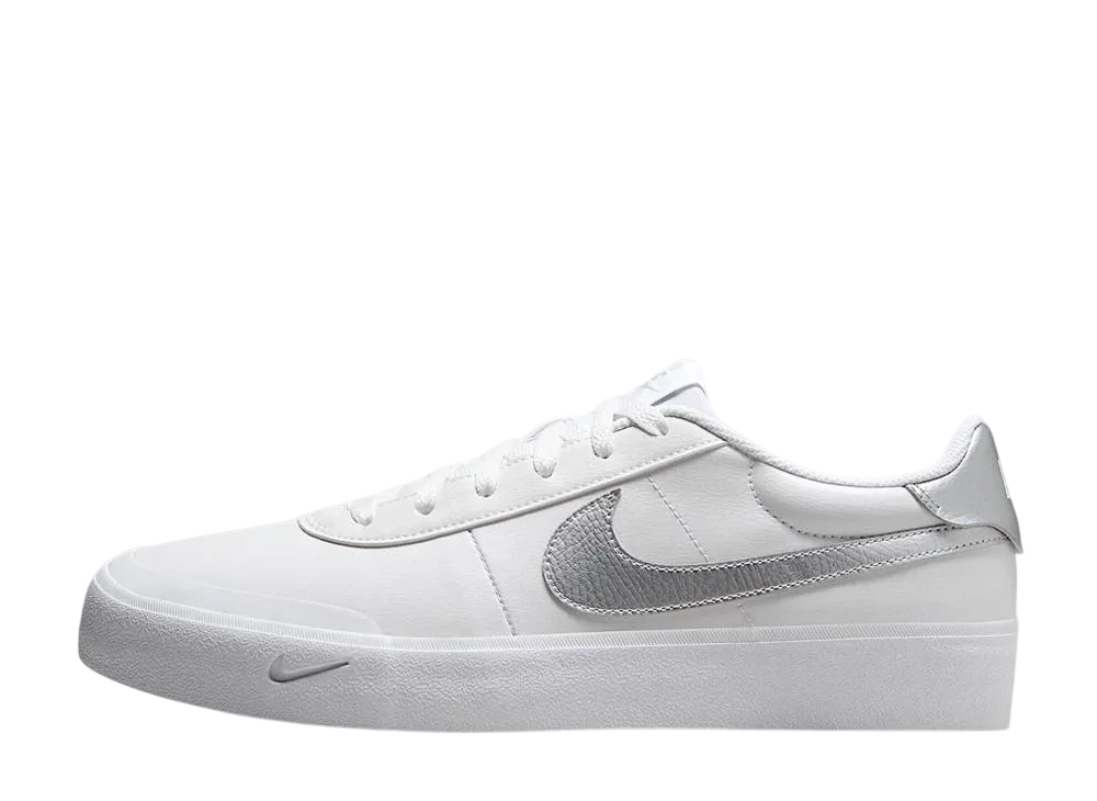 ナイキ コートショット "ホワイト/メタリックシルバー"