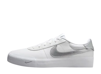 ナイキ コートショット "ホワイト/メタリックシルバー"