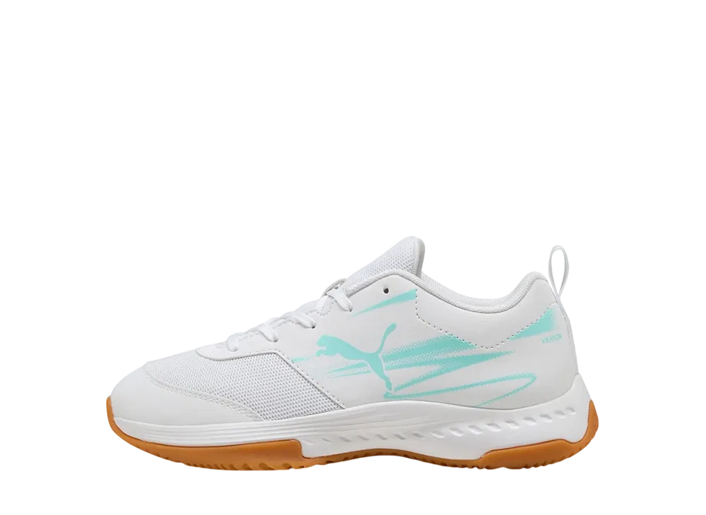 プーマ GS ヴァリオン2 インドア "エレクトリックペパーミント/プーマホワイト/ガム" (キッズ)