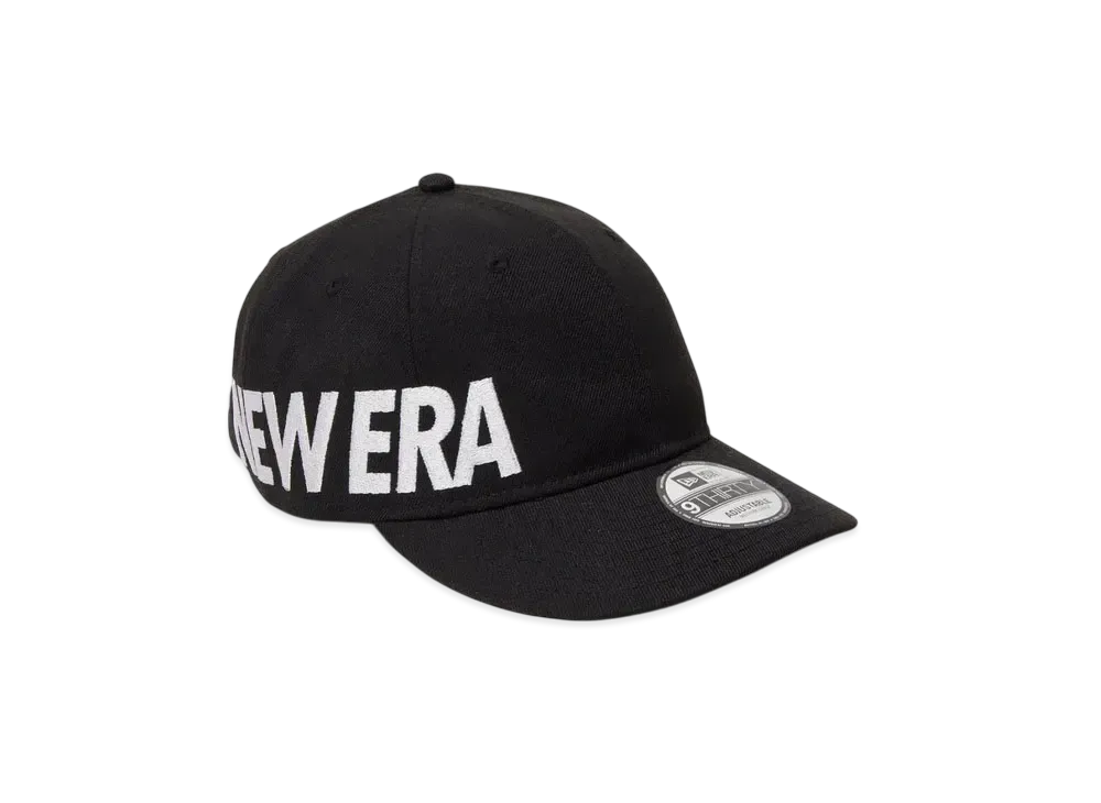 NEW ERA 9Thirty Essential Word Mark Logo "Black"