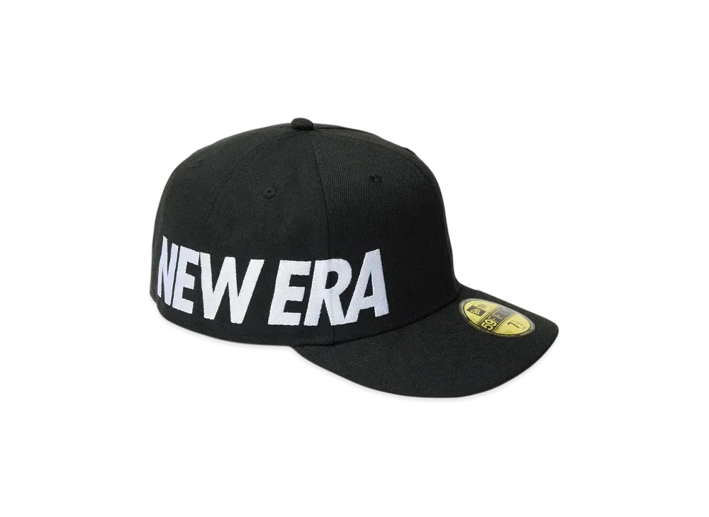 NEW ERA PC 59Fifty Essential Word Mark Logo "Black"