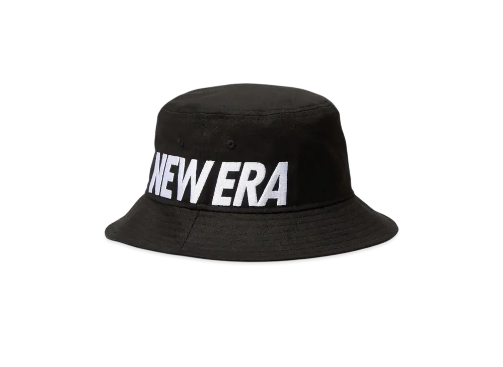 NEW ERA Bucket 01 Essential Word Mark Logo "Black"