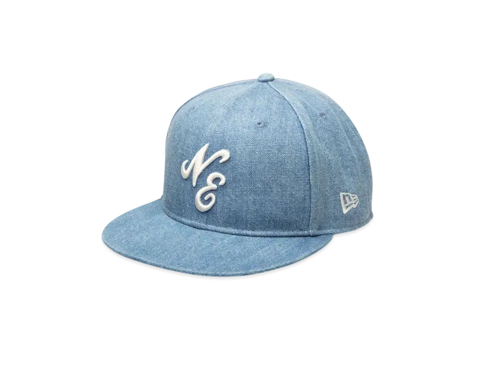 NEW ERA 59Fifty Classic Logo "Washed Denim"