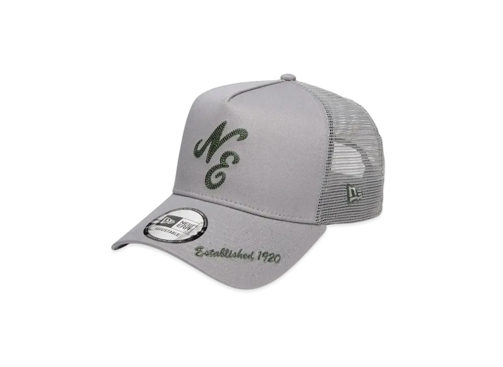 NEW ERA 9Forty A-Frame Tracker Classic Logo "Gray"