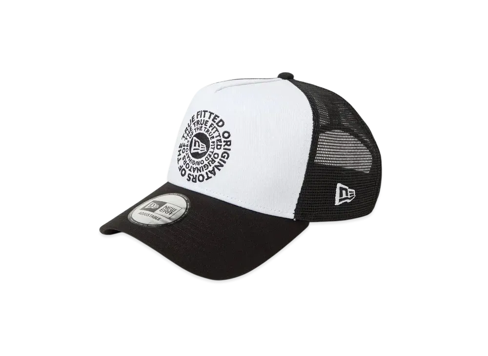 NEW ERA 9Forty A-Frame Tracker Circle OOTTF "White/Black"