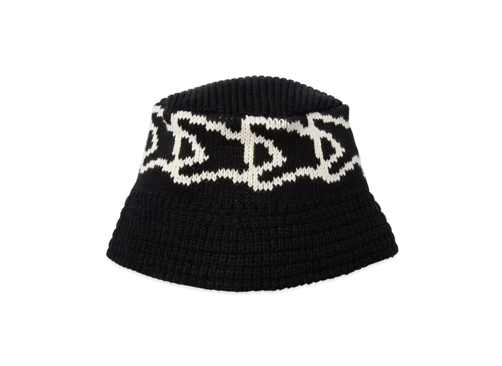 NEW ERA Knit Bucket Flag "Black"