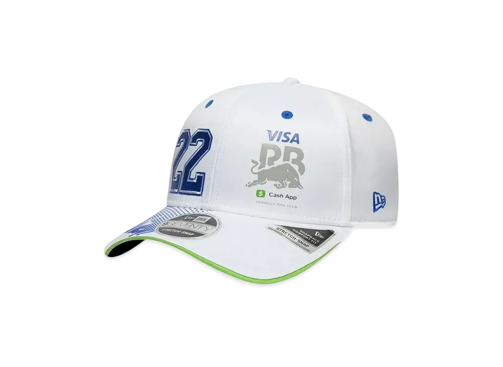 NEW ERA 9Seventy Stretch Snap Motorsport Collection Racing Bulls F1 Driver Logo "White"