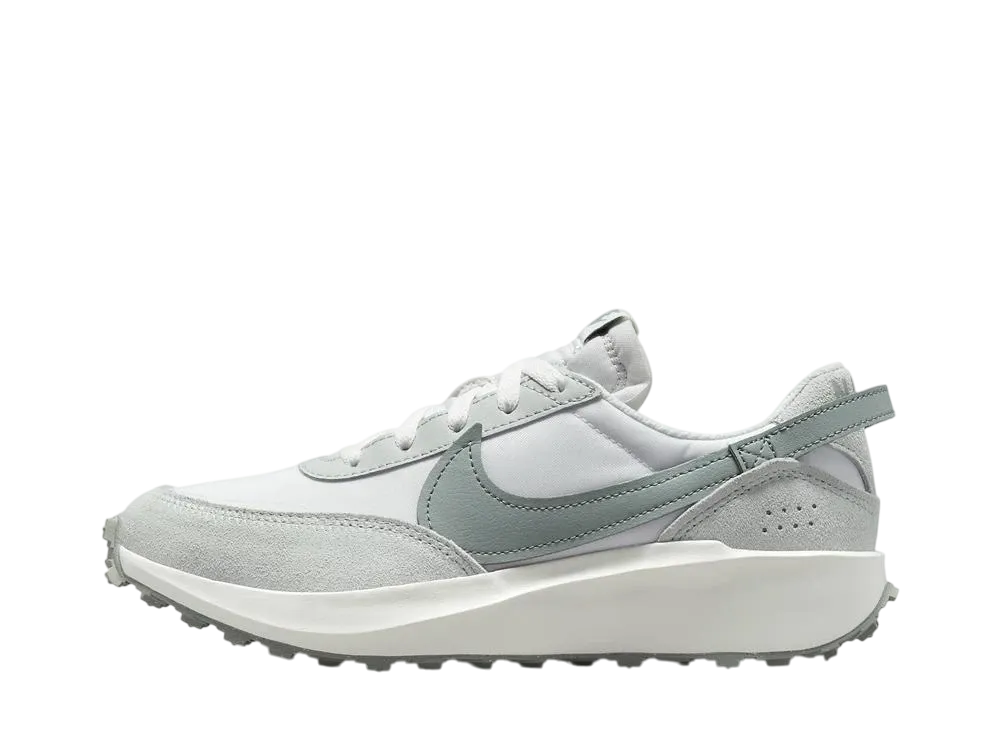 ナイキ ウィメンズ ワッフル デビュー "サミットホワイト/ライトシルバー/マイカグリーン"
