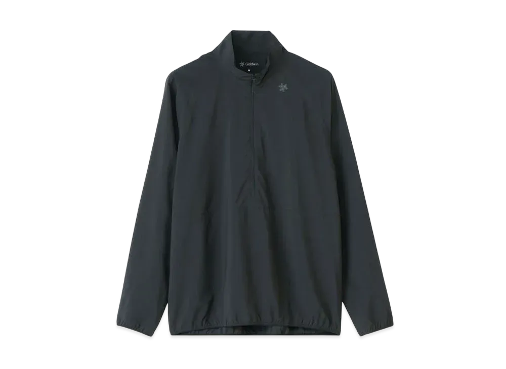 Goldwin Floating Windshell Half-Zip Pullover (Unisex) "Black"