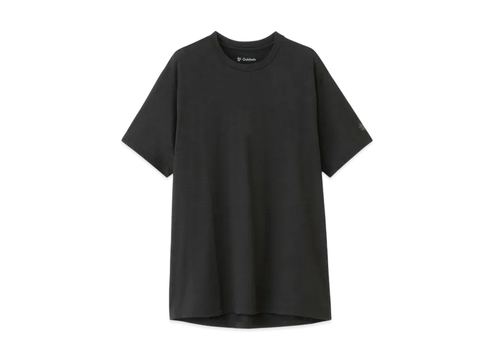 Goldwin Fast Run Hybrid Wool T-Shirt (Unisex) "Black"