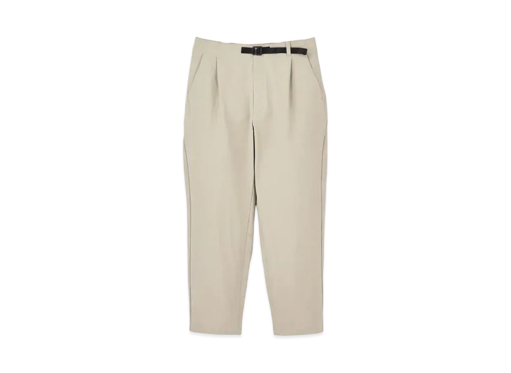 Goldwin One Tuck Tapered Ankle Pants (Unisex) "Light Beige"