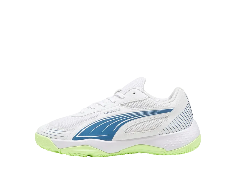 プーマ GS ソーラーフラッシュ3 インドア "プーマホワイト/ブルーホライゾン" (キッズ)