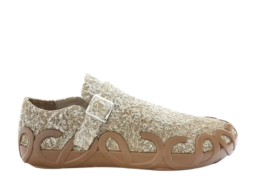 ロエベ ライズ ローファー ブラッシュドスウェード "カーキグリーン"