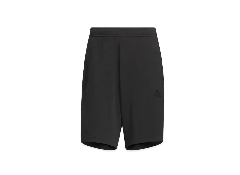 adidas Three Stripes Regular Fit Double Knit Shorts "Black"