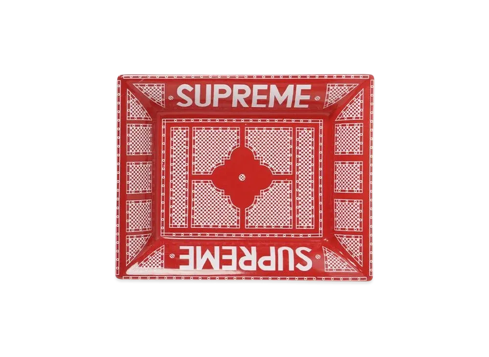 SUPREME レッドトレイ 2012s/s 外箱なし Supreme 'Ashtray'灰皿 アッシュトレー アッシュトレイ 赤 レッド Box