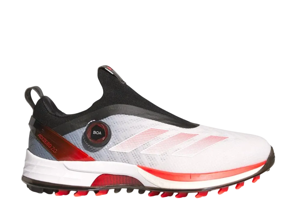 アディダス アディゼロ ZG ボア "クラウドホワイト/ルシッドレッド/コアブラック"