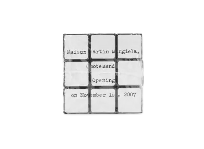 MAISON MARTIN MARGIELA 2007 OMOTESANDO OPEN RUBIK'S CUBE "WHITE"