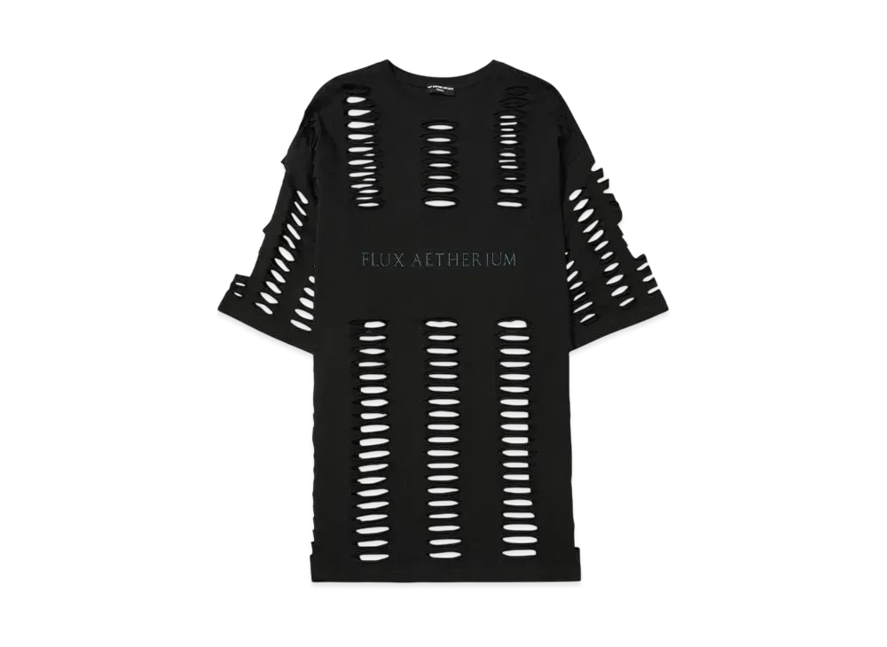 RAF SIMONS ARCHIVE REDUX LASER CUT T-SHIRT "BLACK"