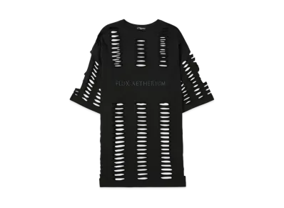 RAF SIMONS ARCHIVE REDUX LASER CUT T-SHIRT "BLACK"