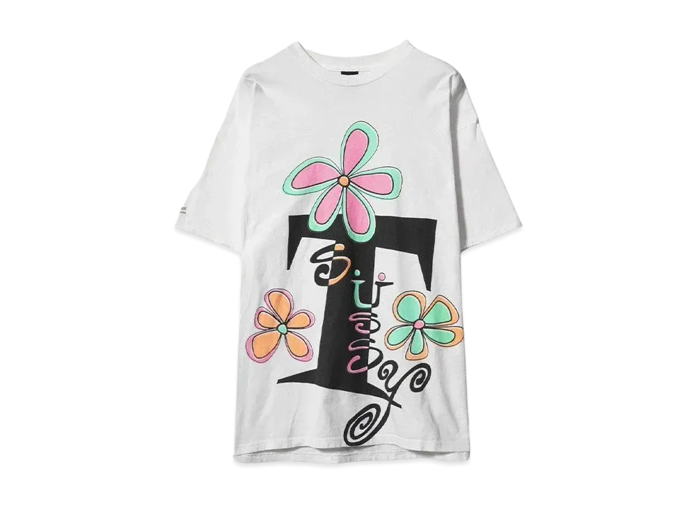 STUSSY HECTIC x STUSSY 00s T-SHIRT "WHITE"