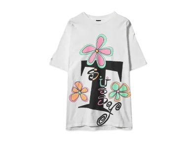 STUSSY HECTIC x STUSSY 00s T-SHIRT "WHITE"