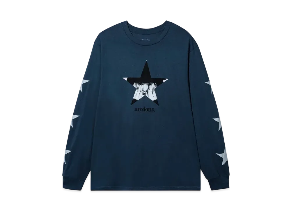 ANTI SOCIAL SOCIAL CLUB Major #1 Tear Into Silence Anxiety Star Long Sleeve "Petrol"