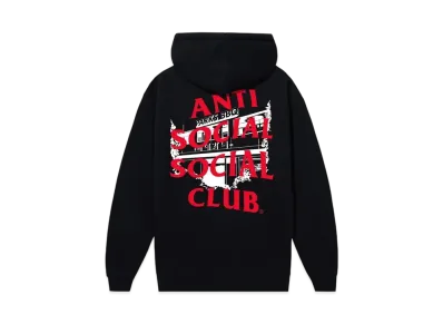 ANTI SOCIAL SOCIAL CLUB Major #1 Tear Into Silence Parks BBQ 1 Hoodie "Black"