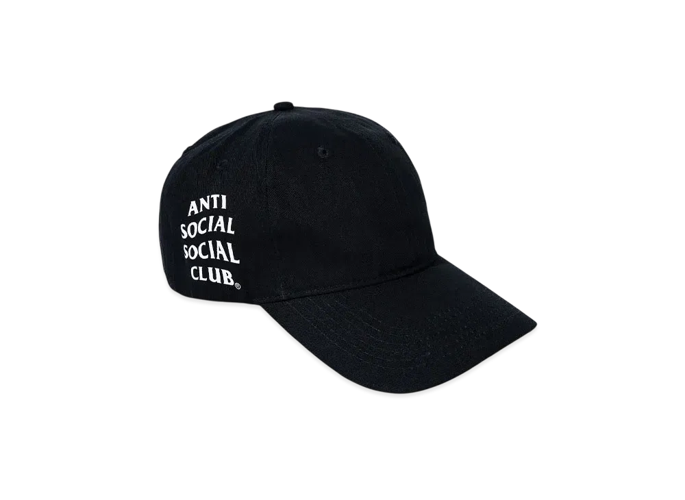 ANTI SOCIAL SOCIAL CLUB Major #1 Tear Into Silence Weird Cap "Black"