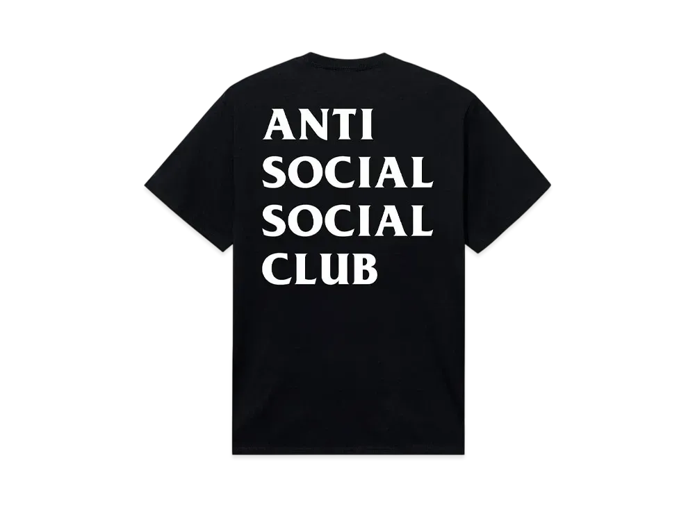 ANTI SOCIAL SOCIAL CLUB Major #1 Tear Into Silence First Post Tee "Black"