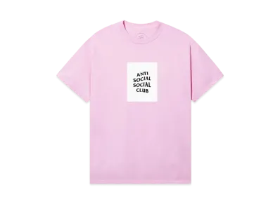 ANTI SOCIAL SOCIAL CLUB Major #1 Tear Into Silence Club Tee "Candy Pink"