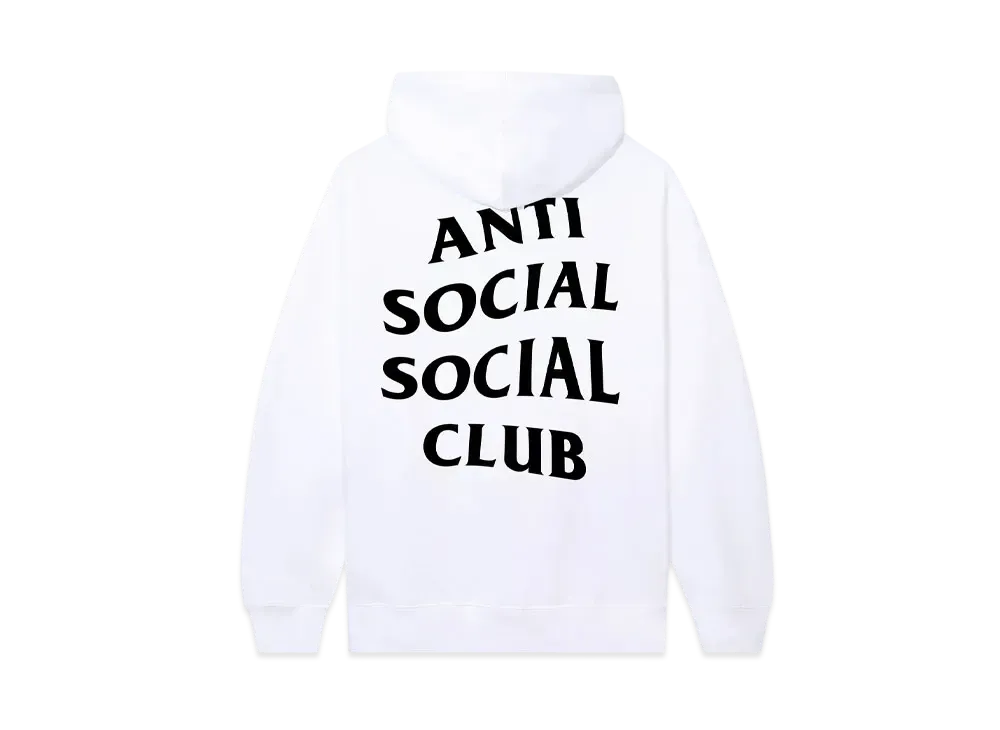ANTI SOCIAL SOCIAL CLUB Major #1 Tear Into Silence Masochism Hoodie "White"