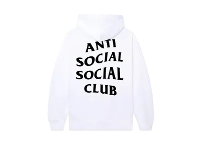 ANTI SOCIAL SOCIAL CLUB Major #1 Tear Into Silence Masochism Hoodie "White"