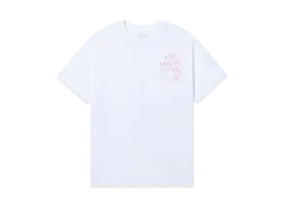 ANTI SOCIAL SOCIAL CLUB Major #1 Tear Into Silence Cut-Off Logo Tee "White"