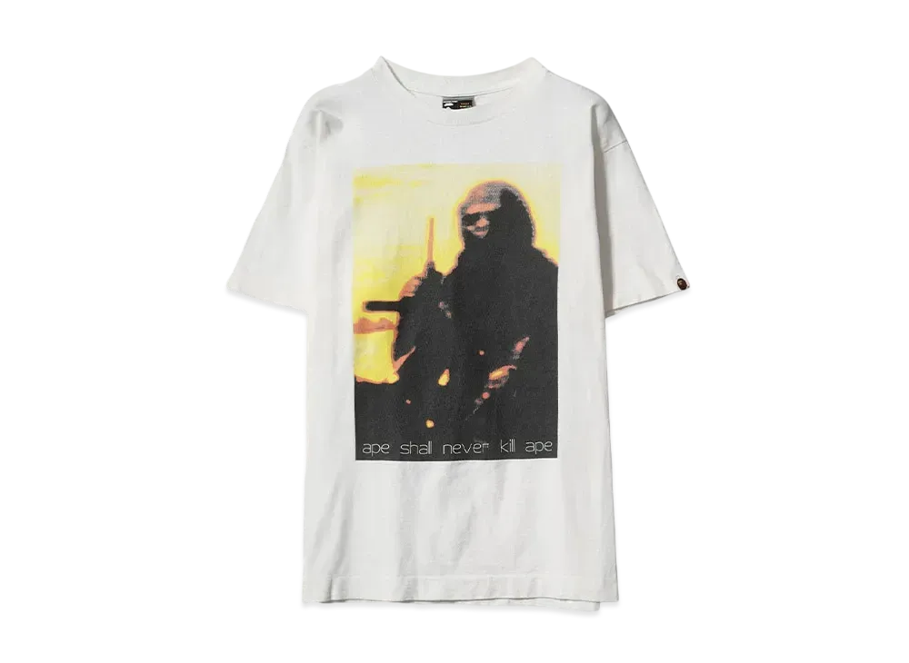 BAPE FUTURA x BAPE 00s T-SHIRT "WHITE"