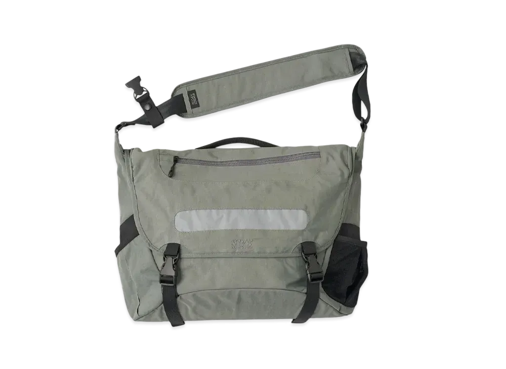 SEDAN ALL-PURPOSE Overdyed Nylon Messenger Bag "Grey"