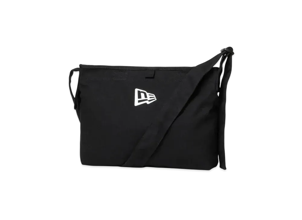 NEW ERA Canvas Shoulder Bag 8L Flag Logo "Black"
