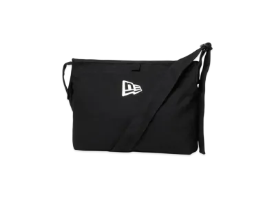 NEW ERA Canvas Shoulder Bag 8L Flag Logo "Black"