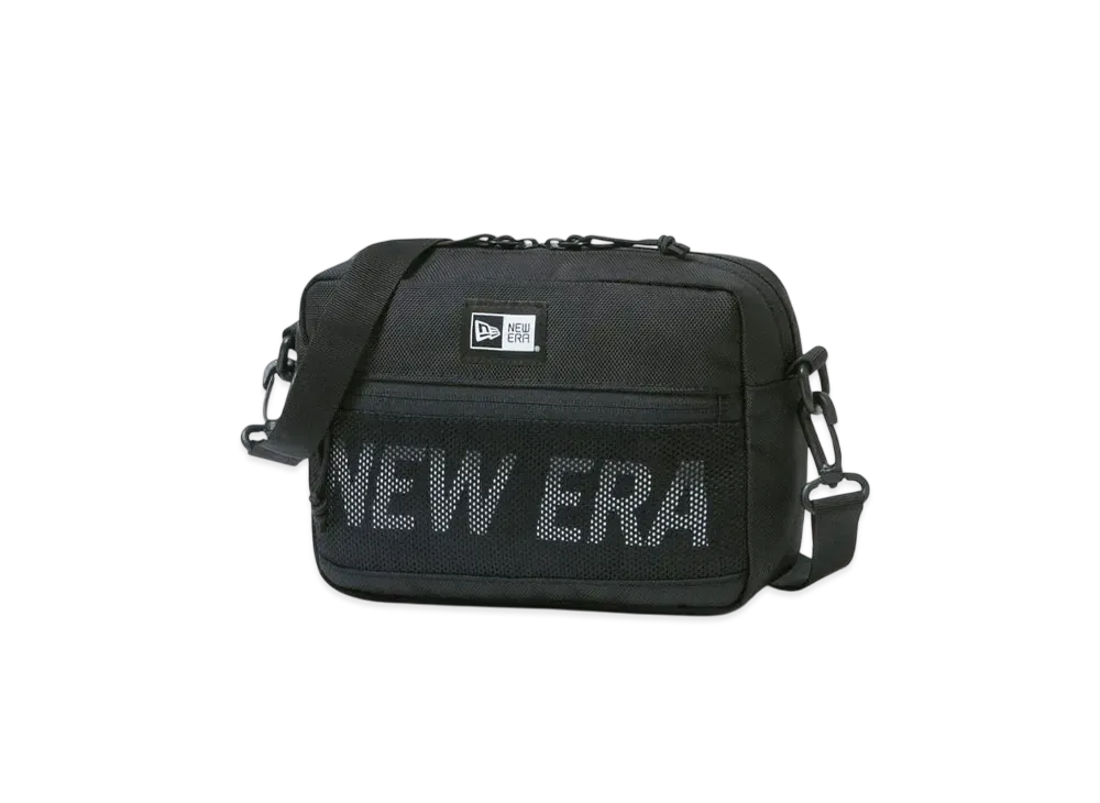 NEW ERA Shoulder Pouch Large 2L Print Logo "Black/White"