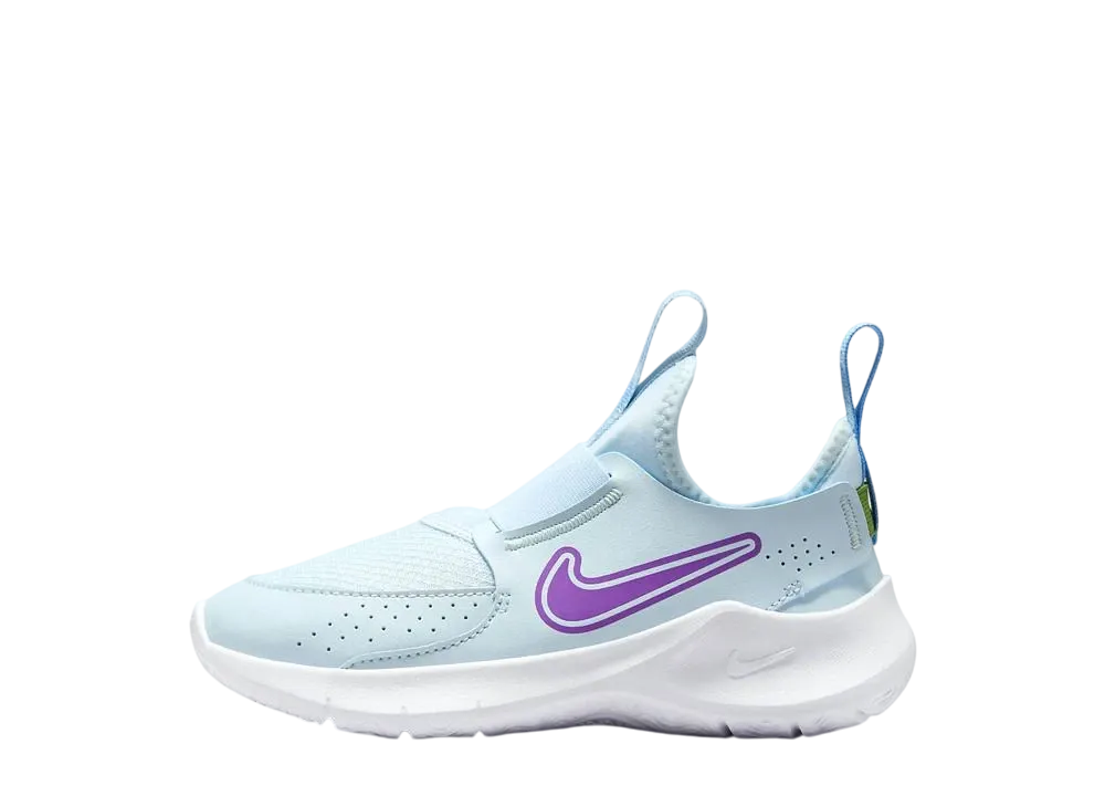 ナイキ PS フレックスランナー3 "グレイシャーブルー/ユニバーシティブルー/クロロフィル/ハイパーバイオレット" (キッズ)