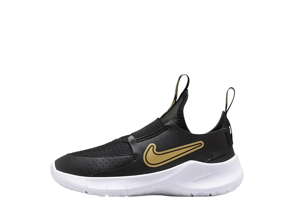 ナイキ PS フレックスランナー3 "ブラック/ホワイト/メタリックゴールド" (キッズ)