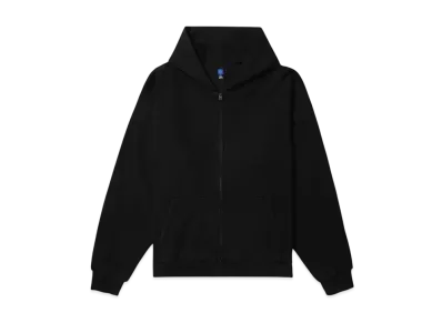 YEEZY GAP Doubleface Wide Silhouette Zip Up Sweat Hoodie "Black"