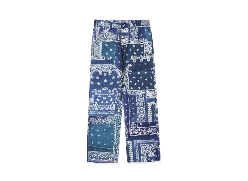 MIYAGIHIDETAKA Bandana pants "NAVY"