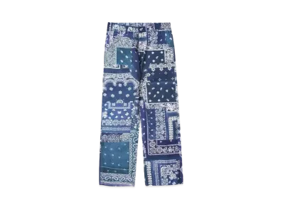 MIYAGIHIDETAKA Bandana pants "NAVY"